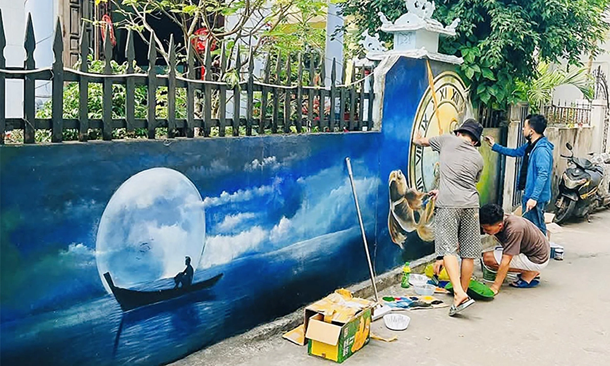 Tình hình hiện tại của làng bích họa Cảnh Dương