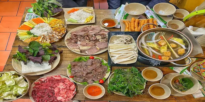 lẩu bò tươi